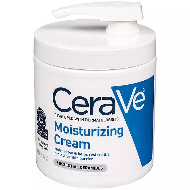 CeraVe Daily Moisturizing Cream with Pump, 19 oz.