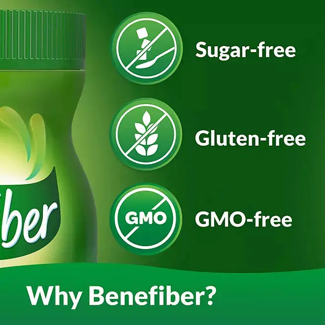 Benefiber Daily Prebiotic Fiber Supplement Powder, Unflavored (26.8 oz.) Benefiber