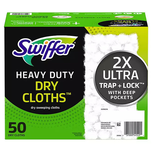 Swiffer Sweeper Heavy Duty Dry Floor Cleaner Cloths  50 count