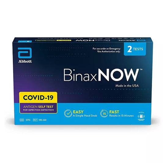 BinaxNOW COVID-19 Antigen Self Test  2 count