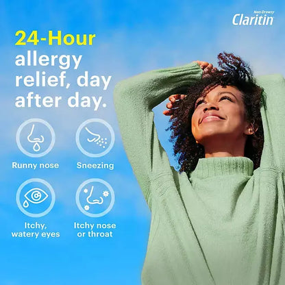 Claritin 24 Hour Non-Drowsy Allergy Medicine Tablets (115 count) Claritin