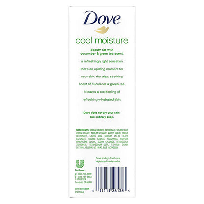 Dove Go Fresh Beauty Bar, Cool Moisture  3.75 oz., 16 count