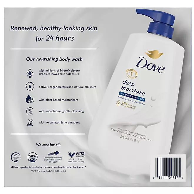 Dove Deep Moisture Renewing Body Wash  30.6 fl. oz.