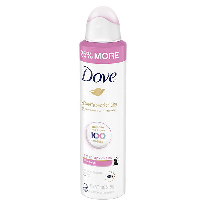 Dove Women's Invisible Dry Spray Antiperspirant Deodorant  4.8 oz.