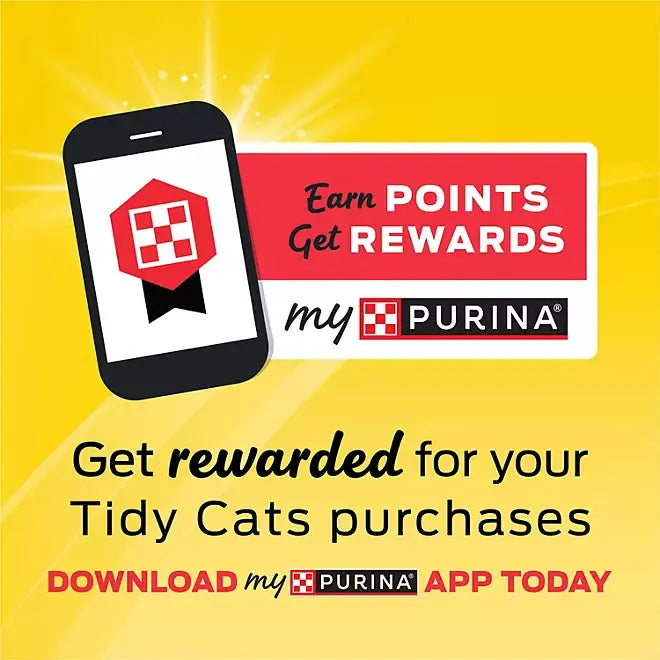 Purina Tidy Cats Light Weight, Low Dust, Clumping Cat Litter, Lightweight 24/7 Performance Multi Cat Litter - 19.5 lb. Box Purina